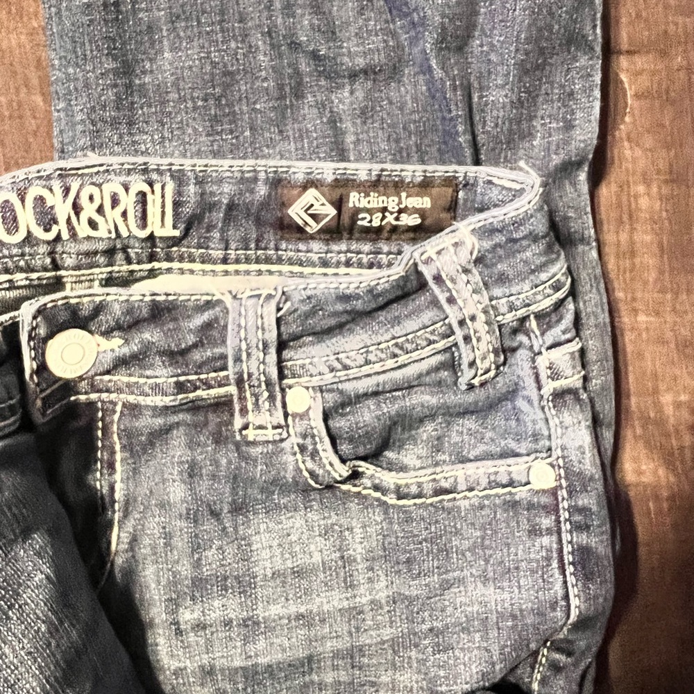 Rock and roll Denim bootcut Riding jean 28 x 36